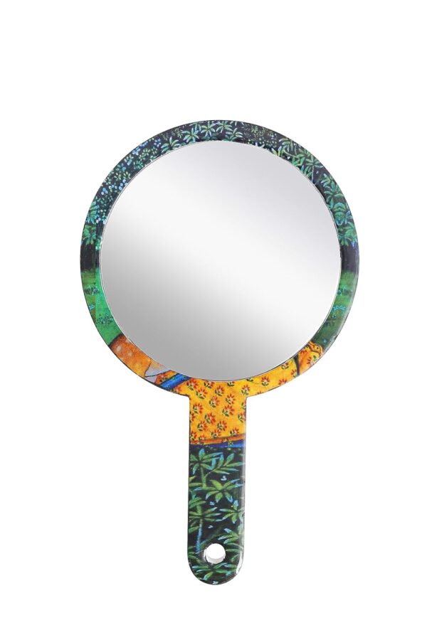 Traditional Handheld Decorative Mirror